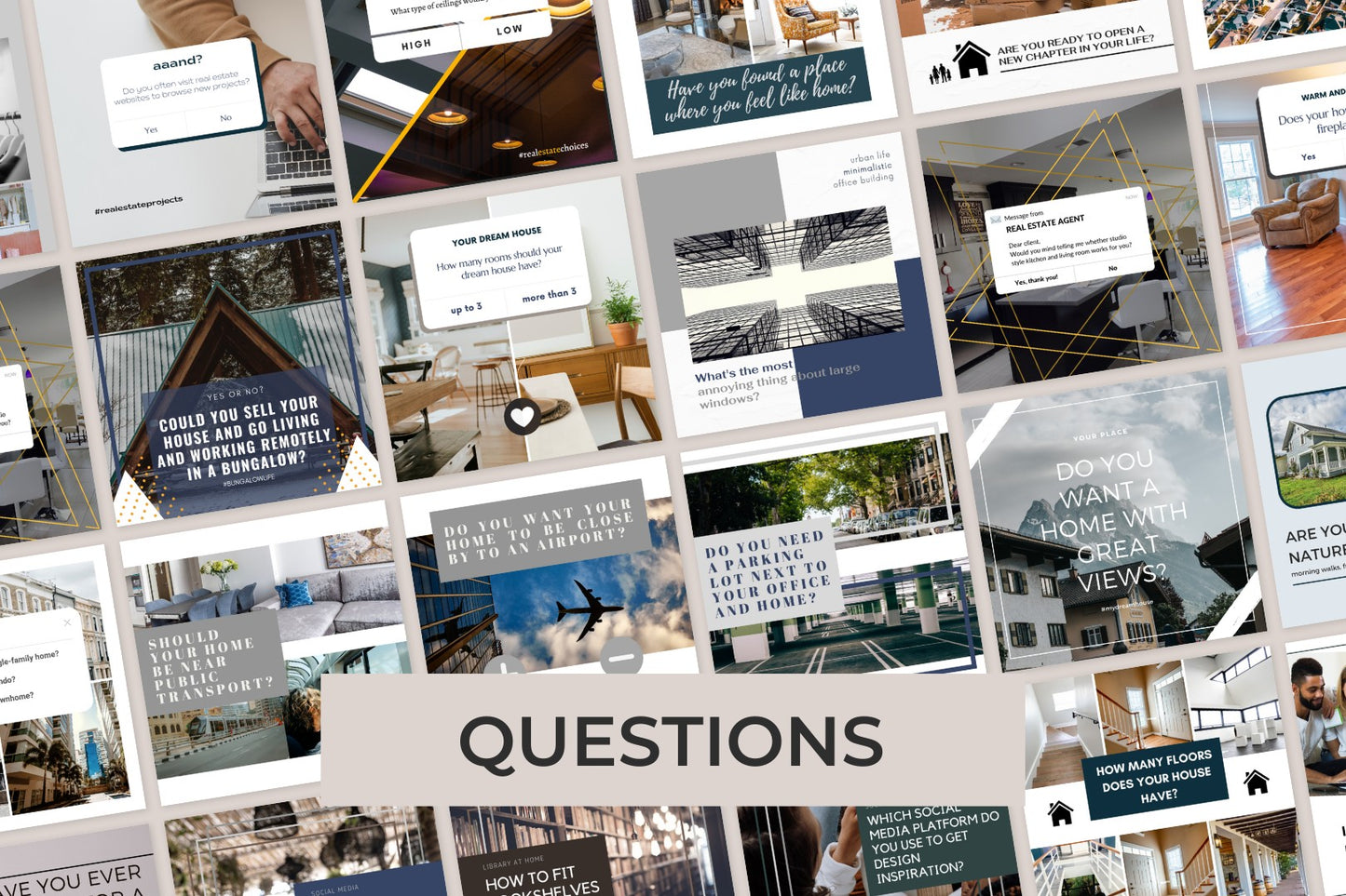 300 Premium Real Estate Templates for Social Media