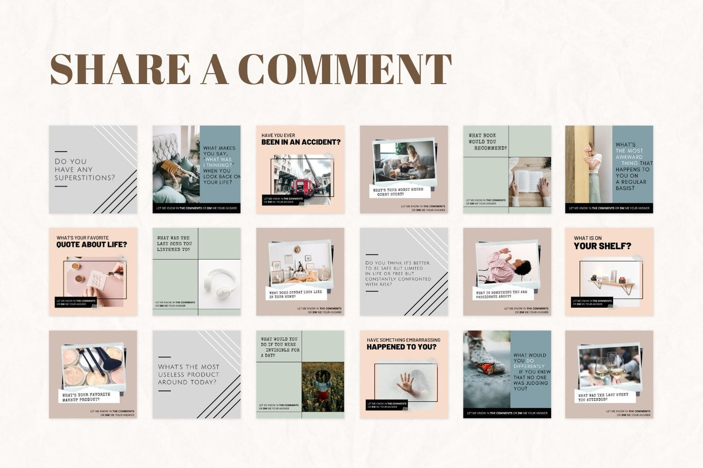 400 Lifestyle Templates for Social Media