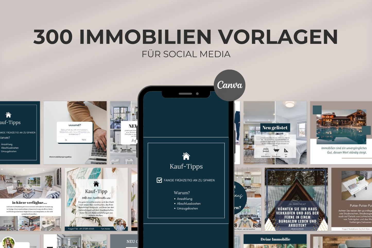 Immobilien Vorlagen Bundle™