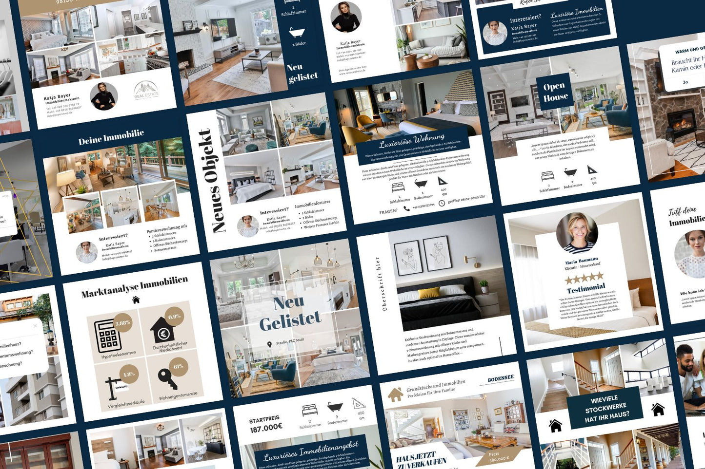 Immobilien Vorlagen Bundle™