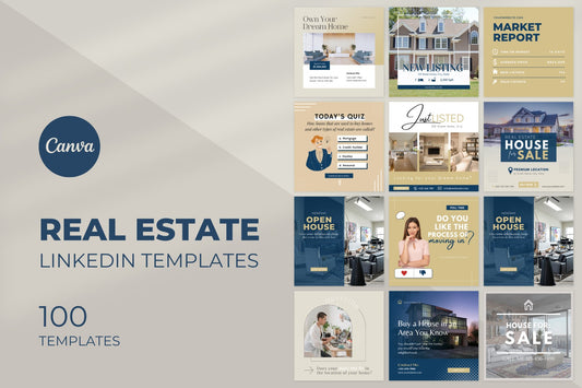 100 Real Estate Templates for LinkedIn