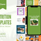 400 Nutrition Templates For Social Media