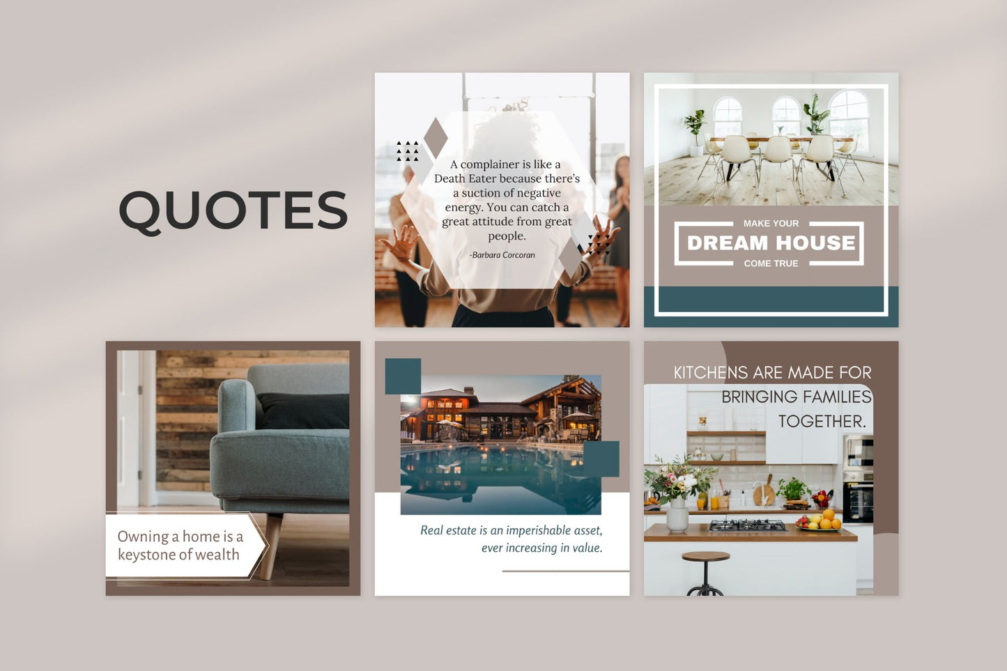 300 Premium Real Estate Templates for Social Media