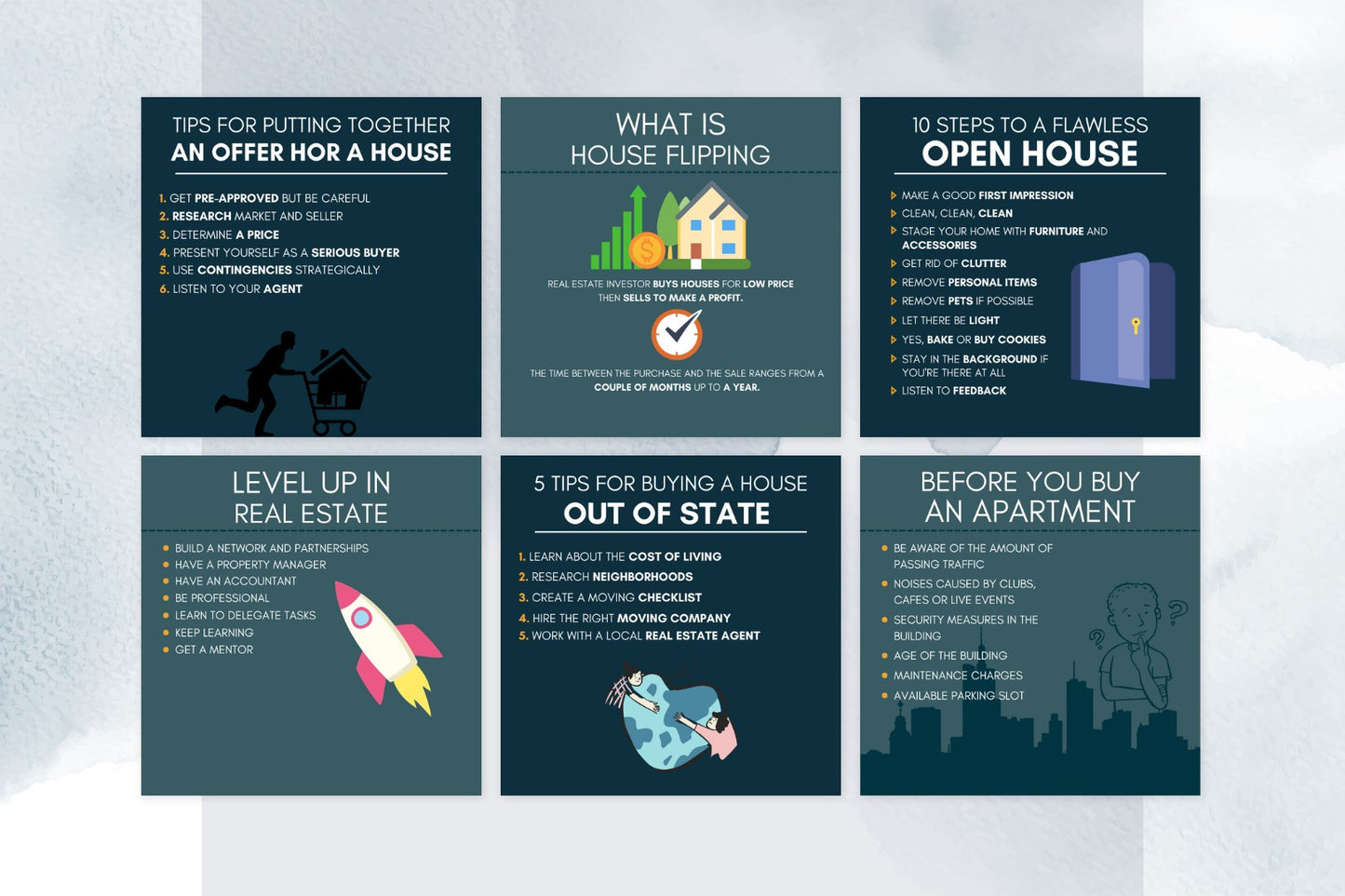 200 Real Estate Infographics & Tips for Social Media