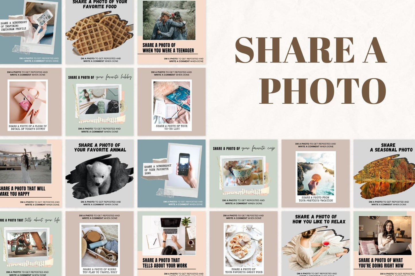 400 Lifestyle Templates for Social Media